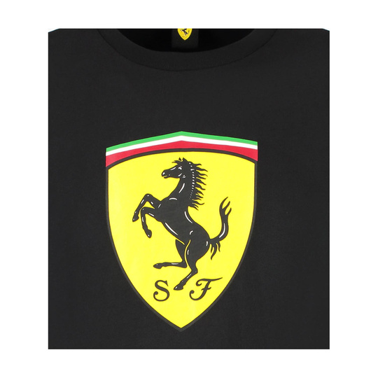 Scuderia Ferrari F1 Kinder-T-Shirt Shield schwarz