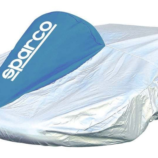 Sparco Schutzhülle silber/blau