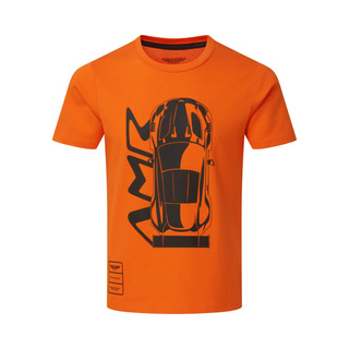 Aston Martin Racing 2026 Kinder T-Shirt AMR Graphic rot