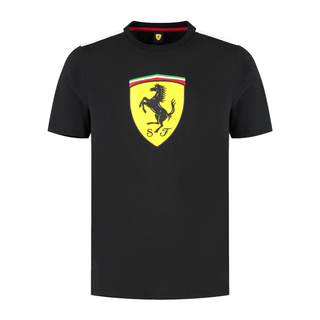 Scuderia Ferrari F1 Kinder-T-Shirt Shield schwarz