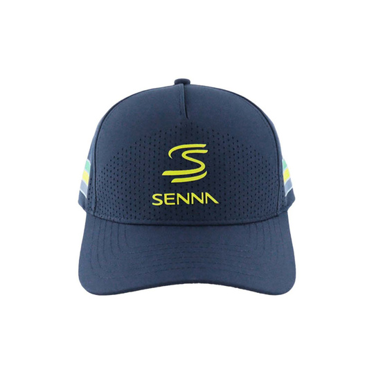 Ayrton Senna F1 2025 Baseballkappe Leisure Marineblau