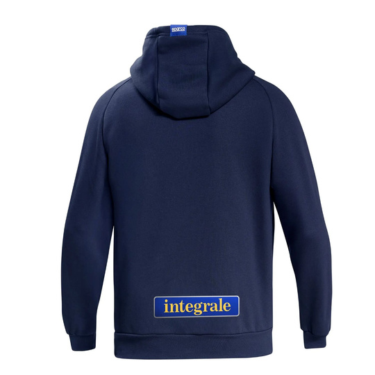 Sparco Kapuzenpullover Lancia HF Delta Integrale marineblau/gelb