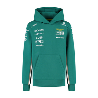 Aston Martin F1 2025 Kinder Kapuzensweatjacke Team