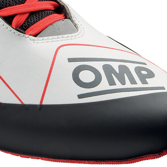 OMP Kinder-Schuhe KS-2X weiß/rot (FIA)