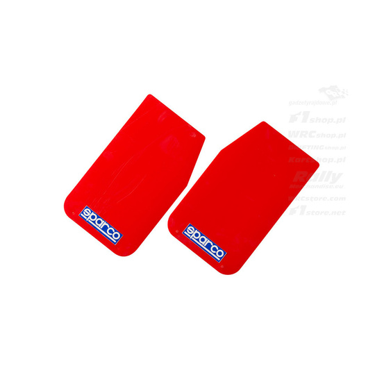 Sparco Schmutzfänger steif rot