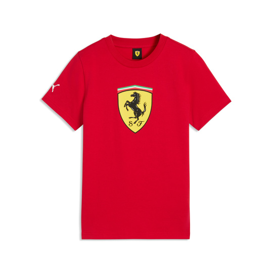 Scuderia Ferrari F1 2026 Kinder-T-Shirt Large Logo rot