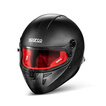 Sparco KartHelm STEALTH KF CARBON 8878-2024 Schwarz-Rot (FIA)