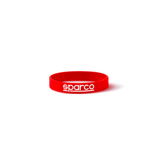 Sparco Silikonarmband LOGO rot