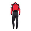 OMP Kinder Kartoverall KS-3X 8877-2022 Schwarz-Rot