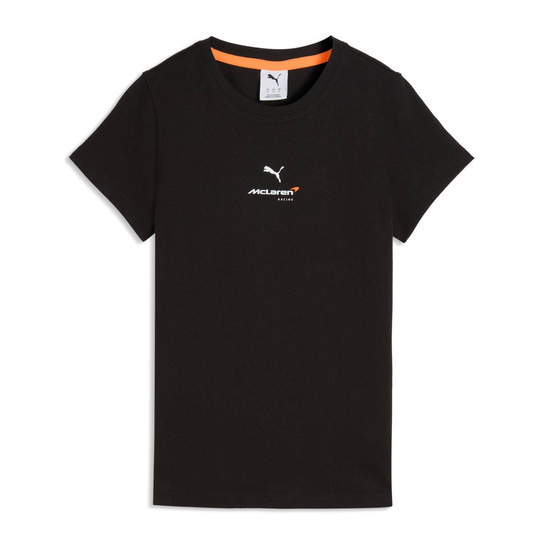 McLaren F1 2026 Damen T-Shirt Small Logo Schwarz