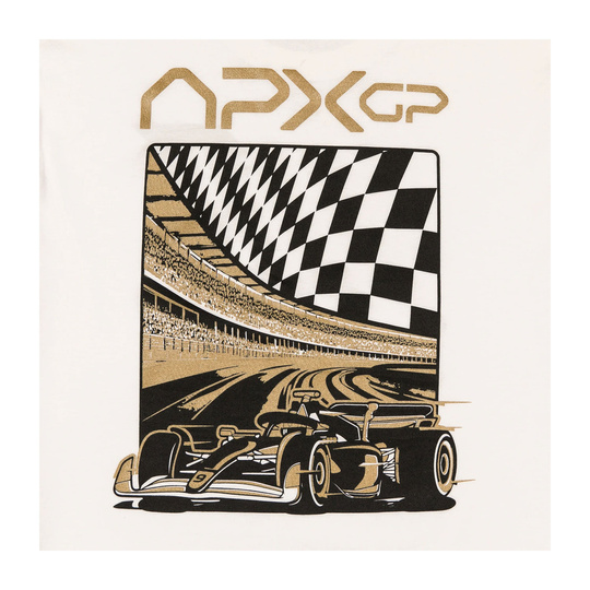 Apex GP T-Shirt Race Ready cremefarben