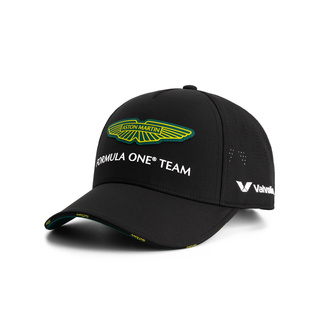 Aston Martin F1 2025 Herren Baseballkappe Team Schwarz