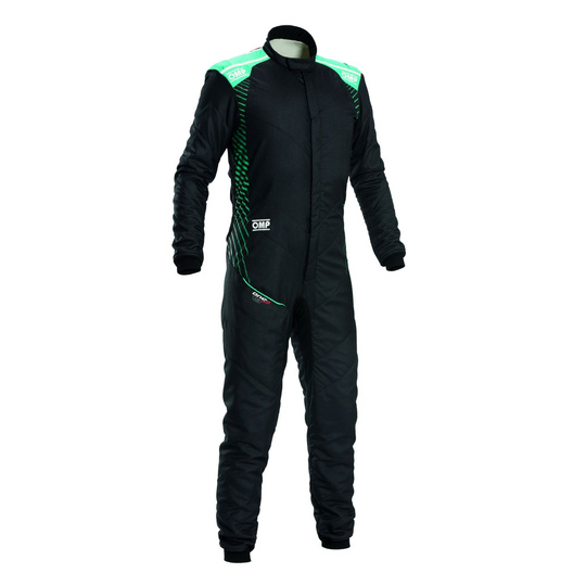 OMP Rennanzug ONE-S AIR schwarz/grün (FIA)