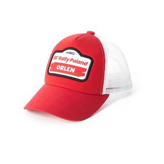 Rallye Polen WRC 2024 Baseballkappe Trucker Rot