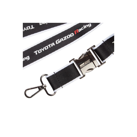 Toyota Gazoo Racing Schlüsselband Logo Schwarz