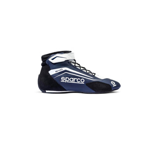 Sparco Fahrerschuh SKID MY25 Navy-Weiß (FIA)