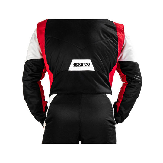 Sparco Rennoverall Competition MY22 Schwarz/Weiß (FIA)