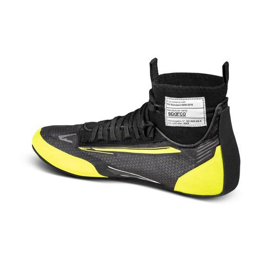 Sparco Schuhe Superleggera MY23 schwarz/gelb (FIA)