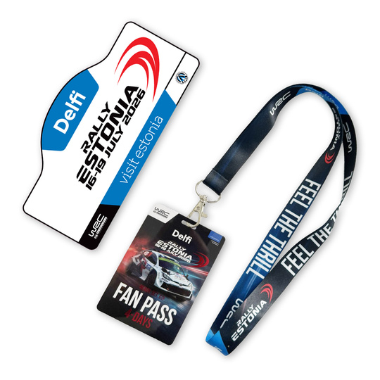 WRC Delfi Rally Estonia 2026 Rally Fan Pass — Zuschauerticket für 4 Tage