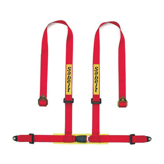 Sabelt 4-Punkt-Gurt 2" rot (ECE) Bolt-On
