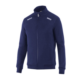 Sparco Herren Sweatjacke Full Zip SL Marineblau