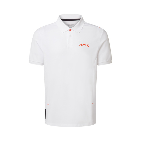 Aston Martin Racing 2026 Poloshirt Racing AMR Logo weiß