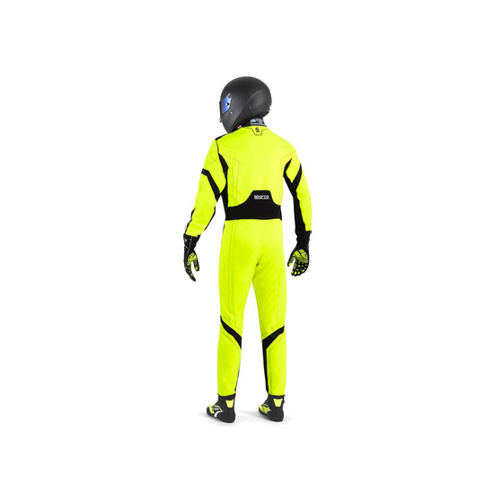 Sparco Kinder Kartoverall THUNDER Gelb (FIA)