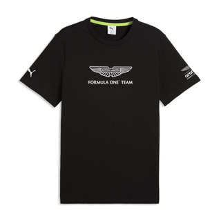 Aston Martin F1 2026 T-Shirt Large Logo schwarz