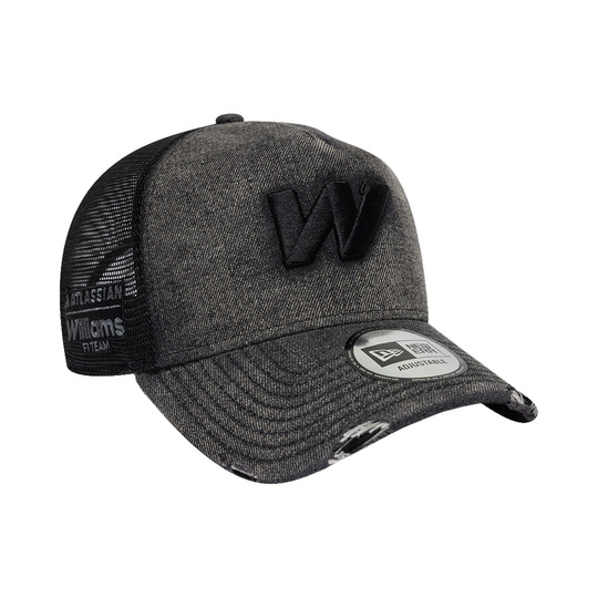 Williams F1 2026 Cap New Wave Denim Trucker schwarz