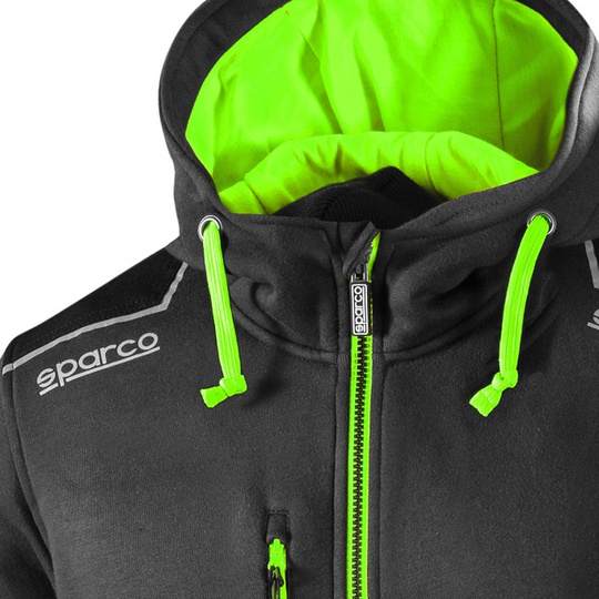 Sparco Kapuzenjacke Tech grün