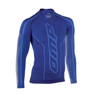 OMP Unterziehshirt mit Rollkragen KS MY24 blau