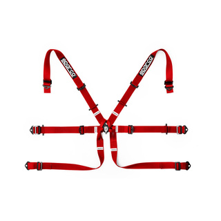 Sparco 6-Punkt-Gurt Formula H-7 rot (FIA)