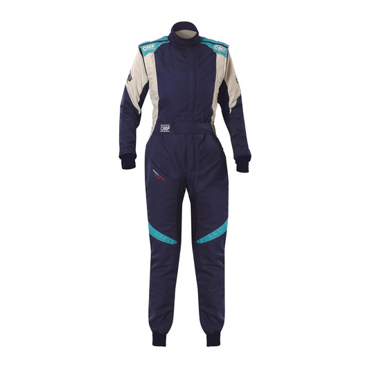 OMP Rennanzug First Evo Elle MY25 marineblau (FIA)
