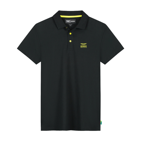Aston Martin F1 2026 Poloshirt Seasonal schwarz
