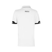 Sparco Damen Poloshirt ZIP MY24 weiß