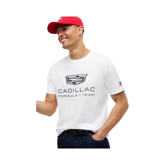 Cadillac F1 2026 T-Shirt Shield weiß