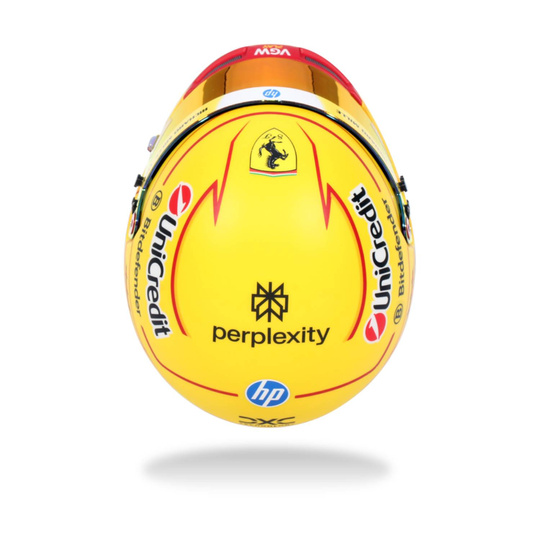 Scuderia Ferrari 2025 Miniaturhelm 1:2 Lewis Hamilton