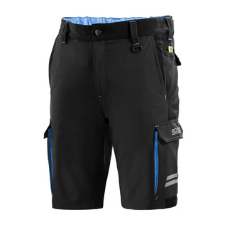 Sparco Herren Shorts TECH Schwarz/Blau