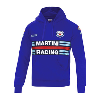 Sparco Herren Kapuzensweatjacke Martini Blau
