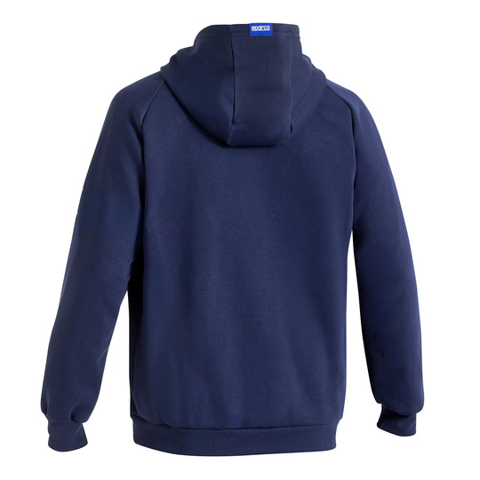 Sparco Herren Kapuzensweatjacke Full Zip GULF MY25 Marineblau