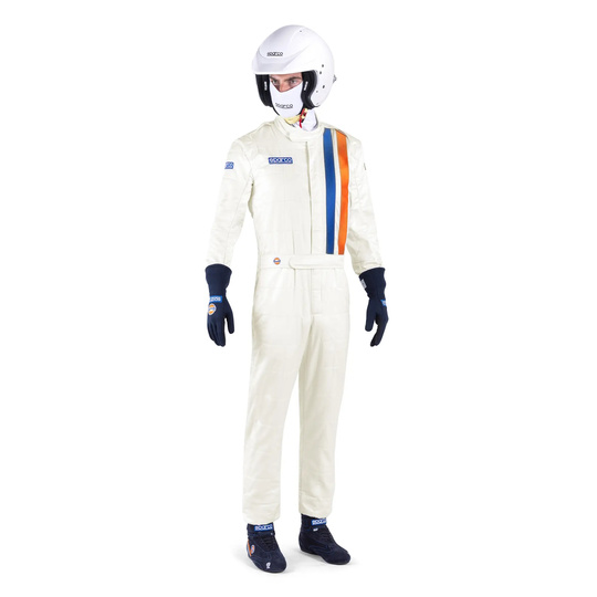 Sparco Rennoverall COMPETITION GULF Weiß (FIA)