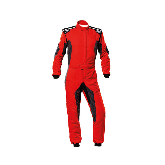 OMP Rennoverall TECNICA HYBRID Rot (FIA)