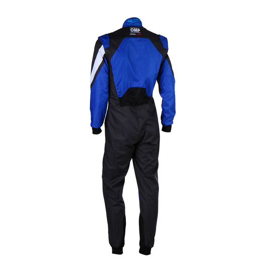 OMP Kinder-Kartanzug KS-3X schwarz/blau (FIA)