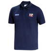 Sparco Poloshirt Lancia HF Squadra Corse Lunetta marineblau