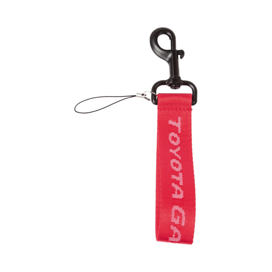 Toyota Gazoo Racing 2026 Schlüsselanhänger GR Strap rot