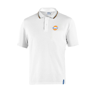 Herren Poloshirt Sparco GULF Weiß