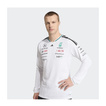 Mercedes AMG F1 2026 Langarmshirt Authentic Team weiß
