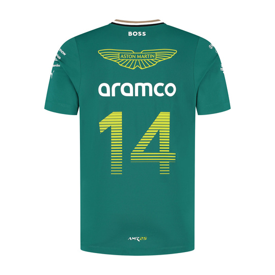 Aston Martin F1 2025 Herren T-Shirt Alonso Team