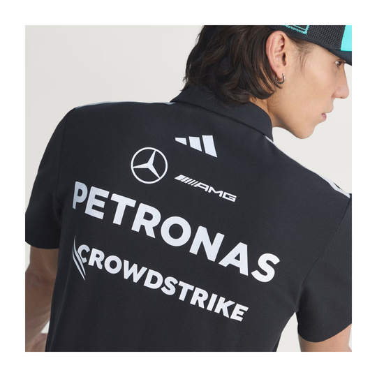 Mercedes AMG F1 2026 Team Poloshirt schwarz