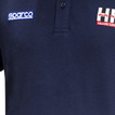 Sparco Poloshirt Lancia HF Squadra Corse Lunetta marineblau